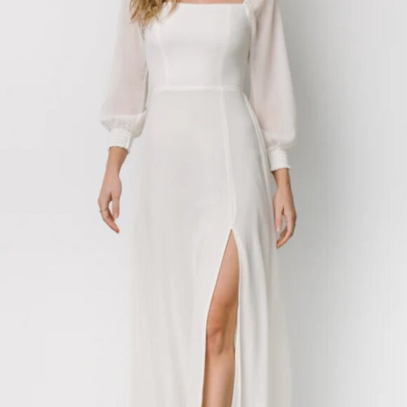 Baltic Born "Giselle Maxi Dress" - White, Sz Medium - Picture 6 of 7